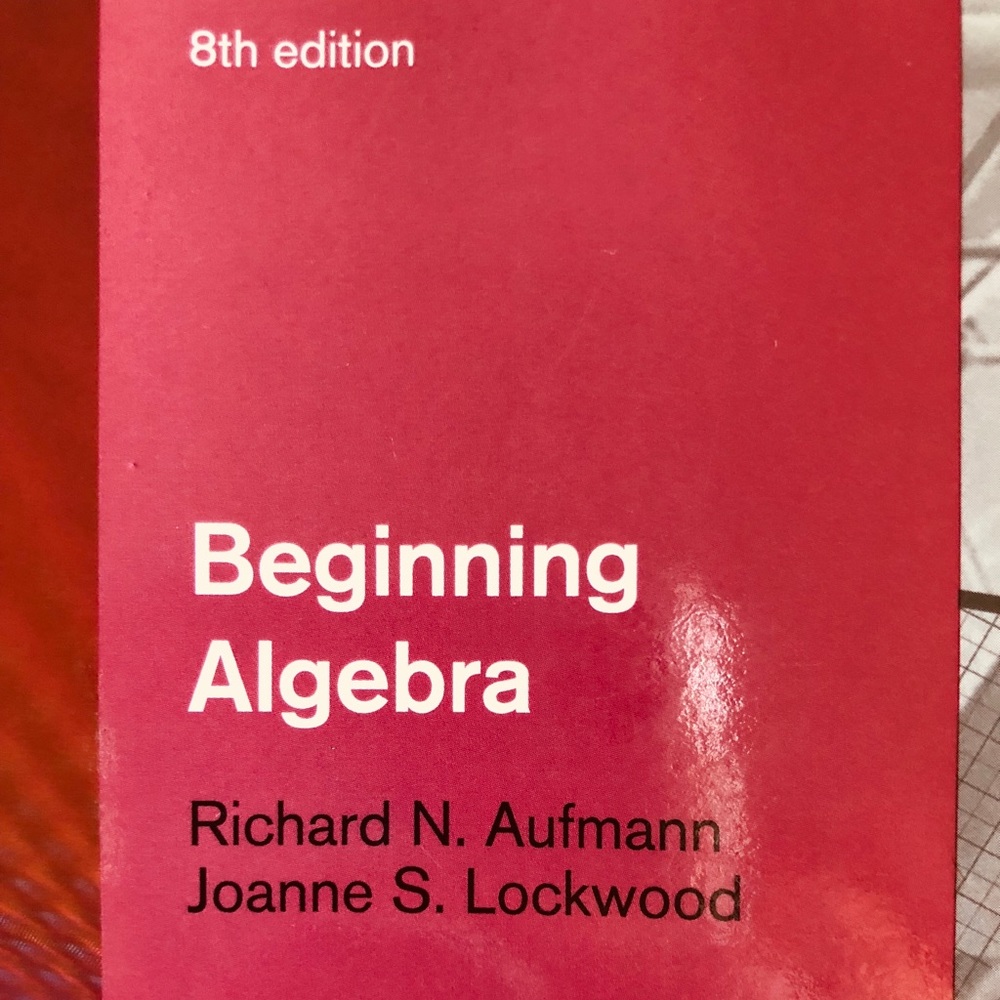 Beginning algebra 8th edition